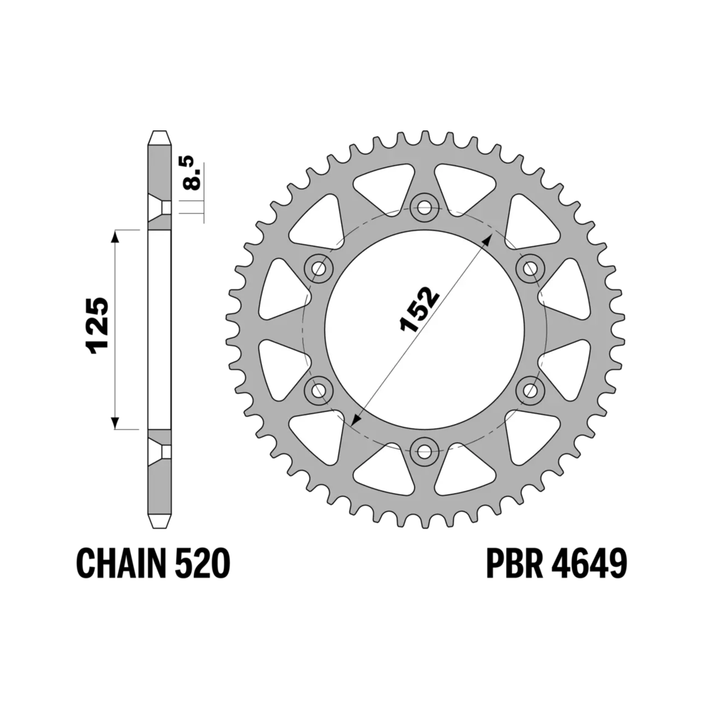 Couronne PBR acier standard - 520