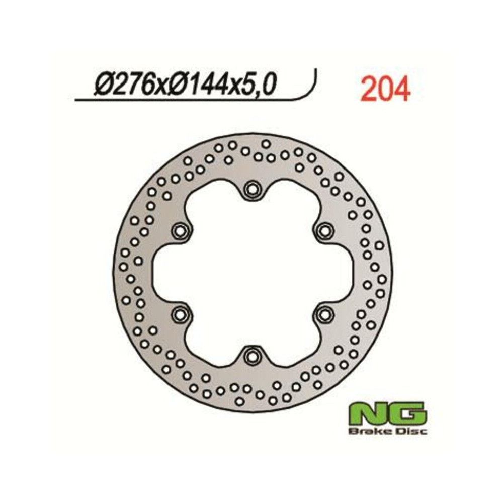 Disque de frein NG BRAKES rond fixe