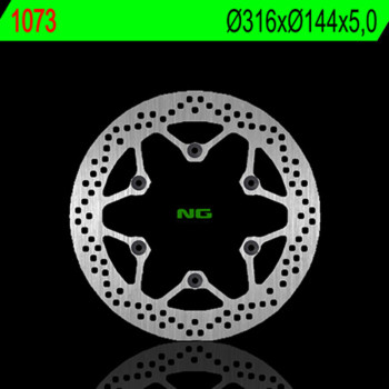 Disque de frein NG BRAKES rond fixe