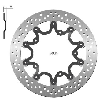 Disque de frein NG BRAKES rond flottant