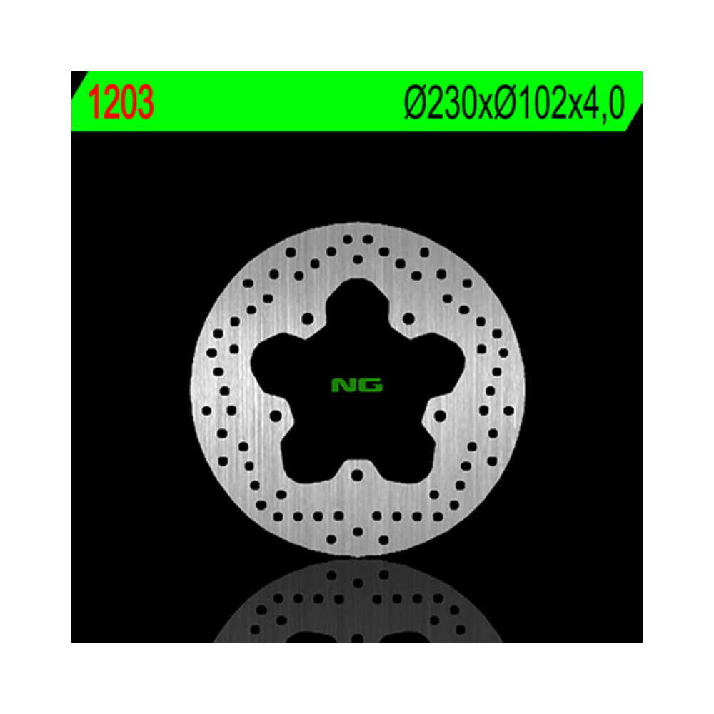 Disque de frein NG BRAKES rond fixe