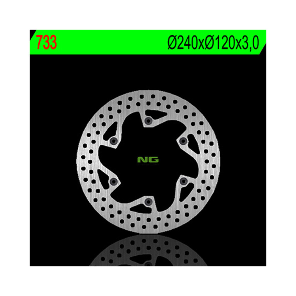 Disque de frein NG BRAKES rond fixe
