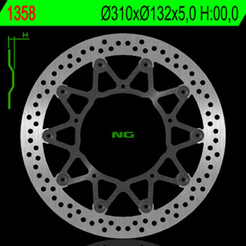 Disque de frein NG BRAKES rond flottant