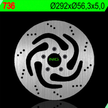Disque de frein NG BRAKES rond fixe