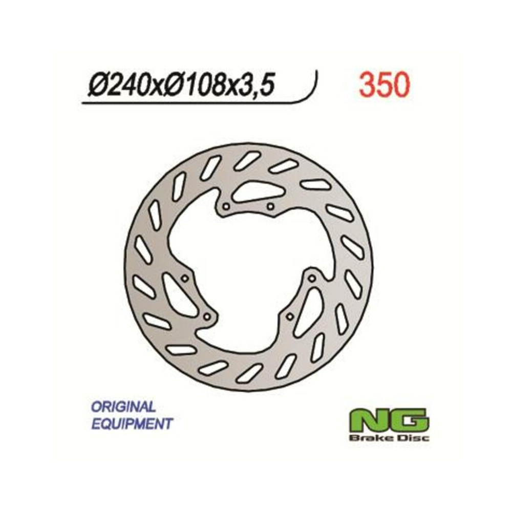 Disque de frein NG BRAKES rond fixe