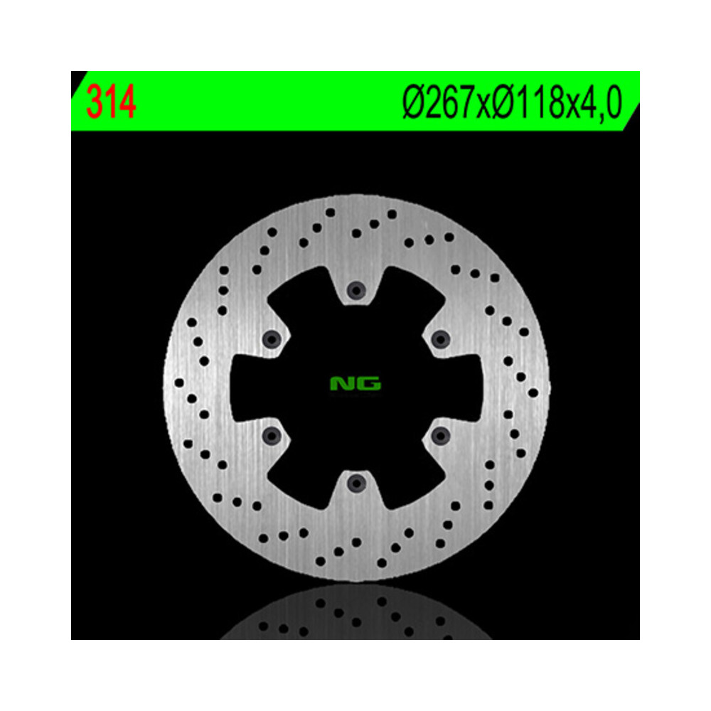 Disque de frein NG BRAKES rond fixe