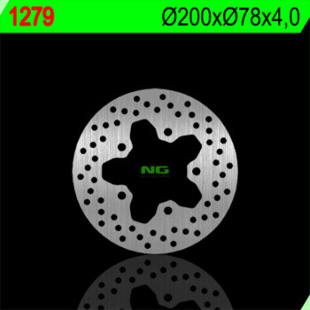 Disque de frein NG BRAKES rond fixe