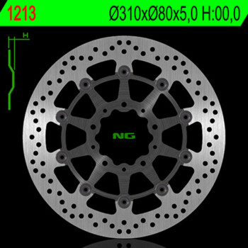 Disque de frein NG BRAKES rond flottant