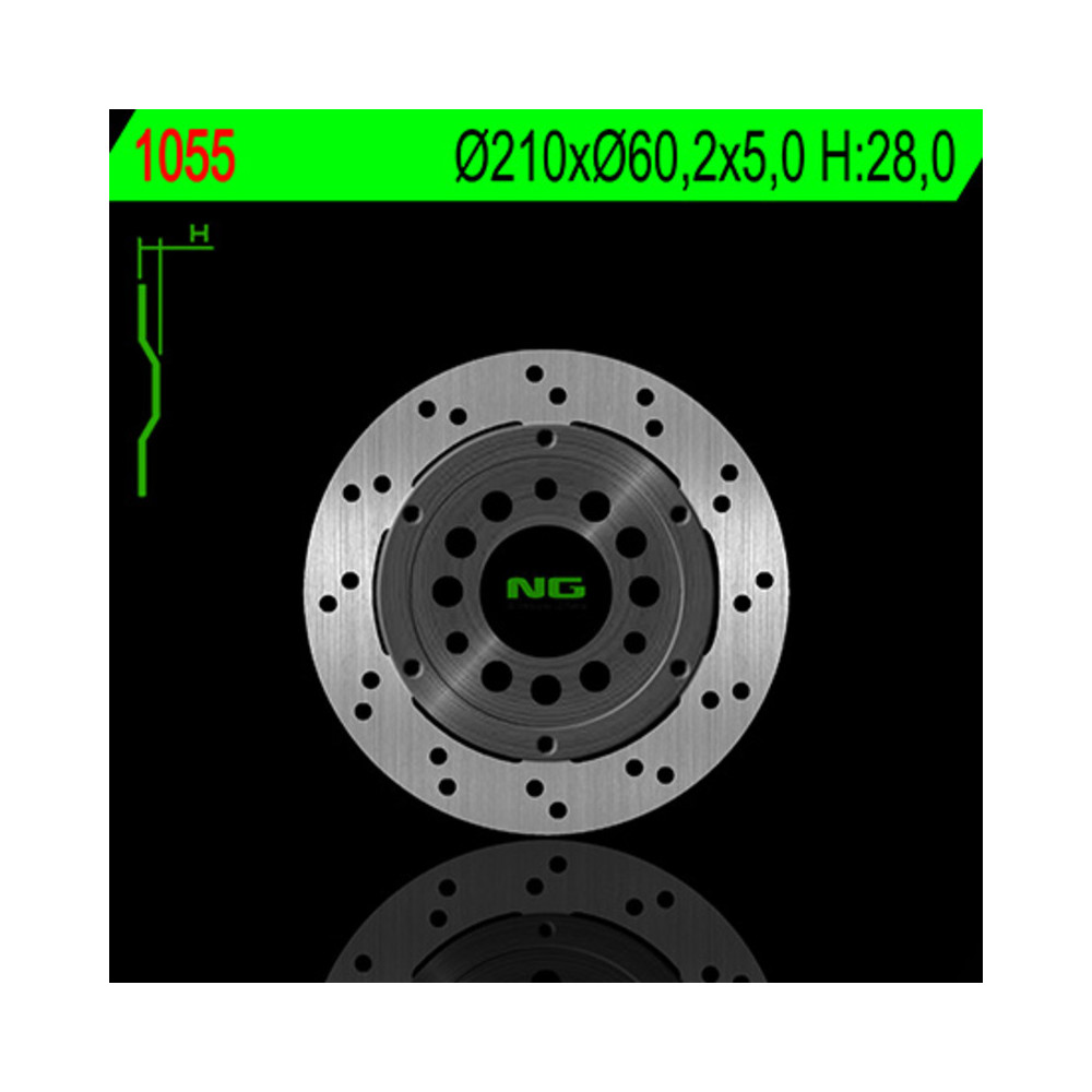 Disque de frein NG BRAKES rond flottant