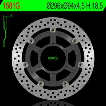 Disque de frein NG BRAKES rond flottant