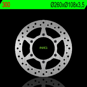 Disque de frein NG BRAKES rond fixe