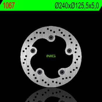 Disque de frein NG BRAKES rond fixe