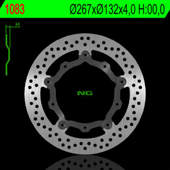 Disque de frein NG BRAKES rond flottant