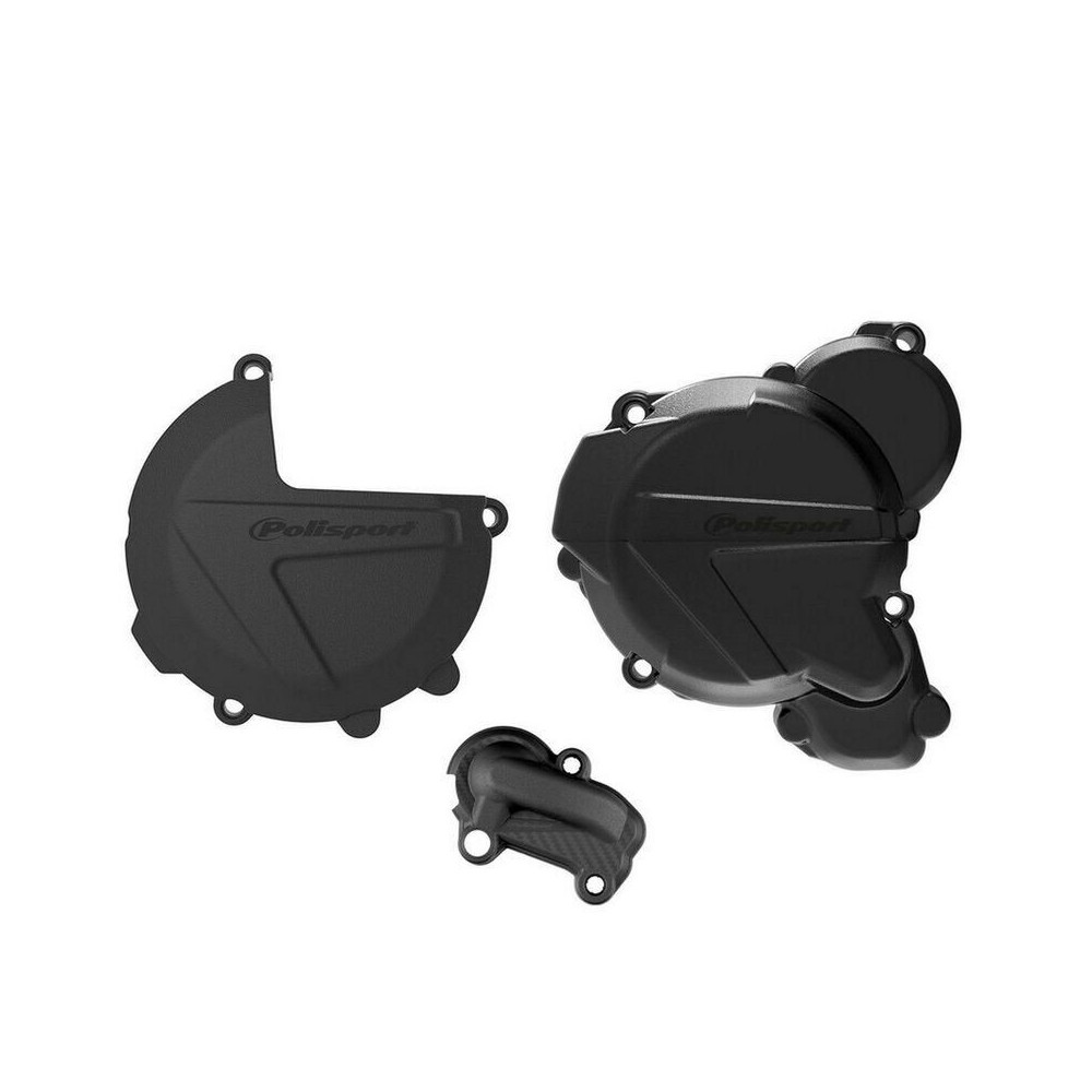 kit protection de carter d'embrayage, d'allumage et de pompe à eau POLISPORT - KTM 250 / 300 EXC / XC-W (17-22)