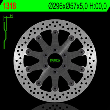 Disque de frein NG BRAKES rond flottant