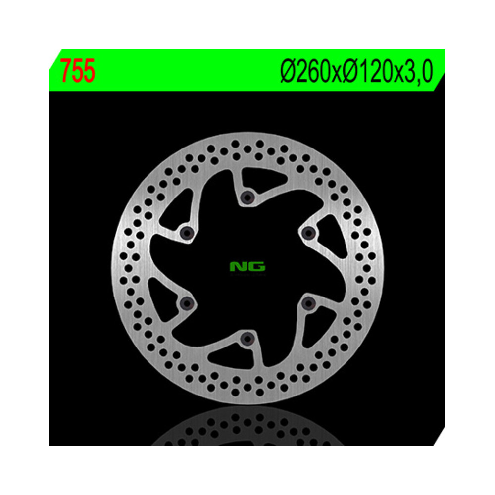 Disque de frein NG BRAKES rond fixe