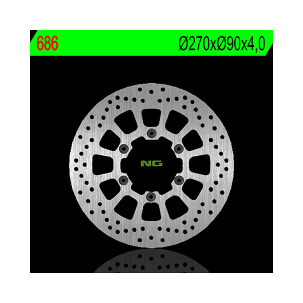 Disque de frein NG BRAKES rond fixe