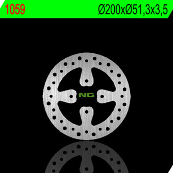 Disque de frein NG BRAKES rond fixe
