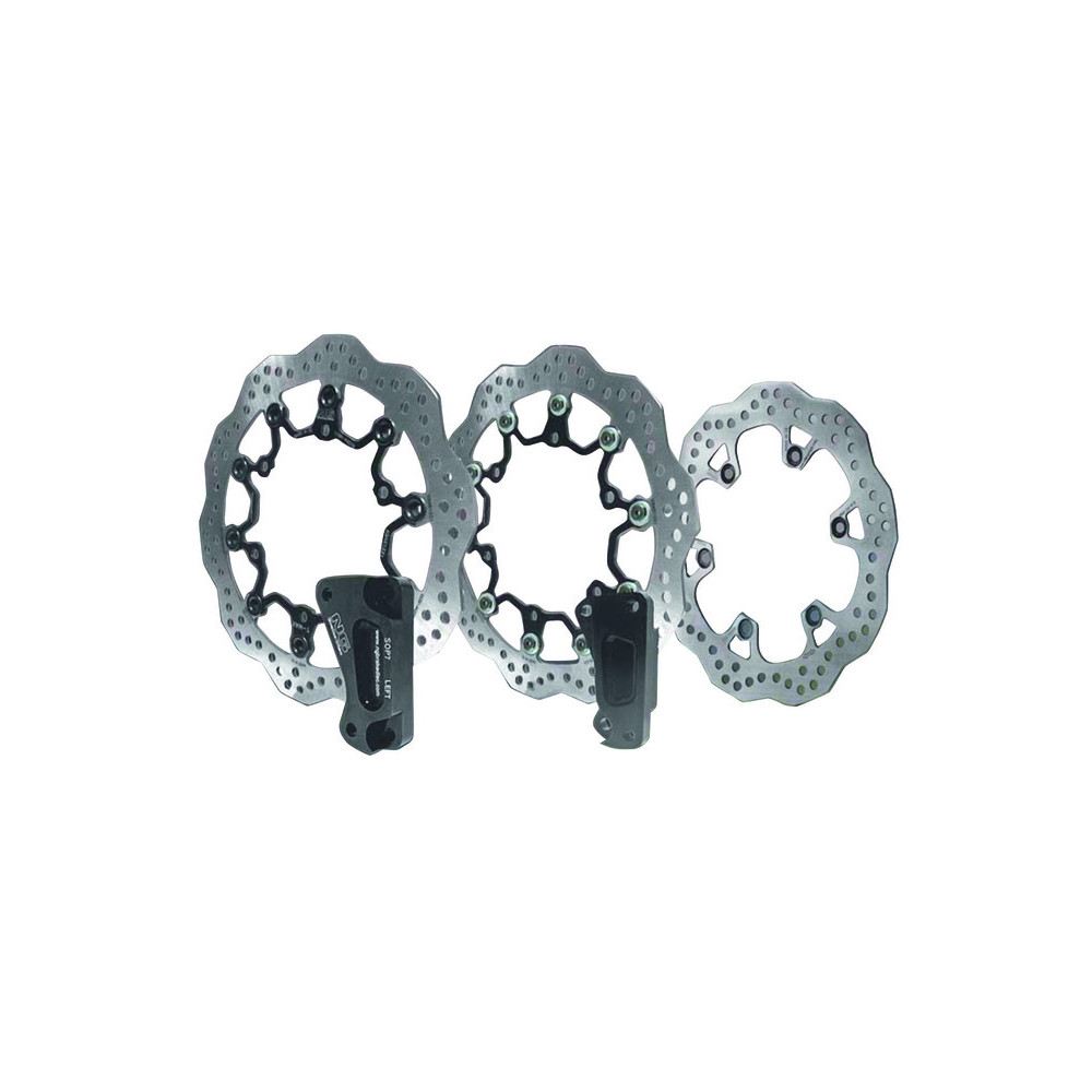 Kit disque de frein Oversize NG BRAKES pétale flottant