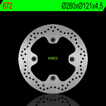 Disque de frein NG BRAKES rond fixe