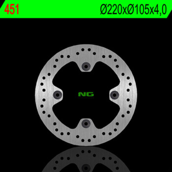 Disque de frein NG BRAKES rond fixe