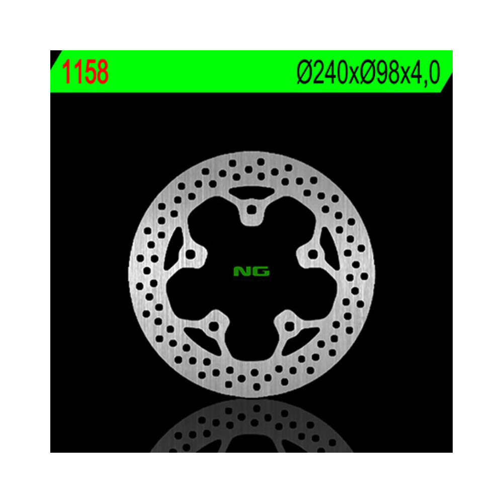 Disque de frein NG BRAKES rond fixe