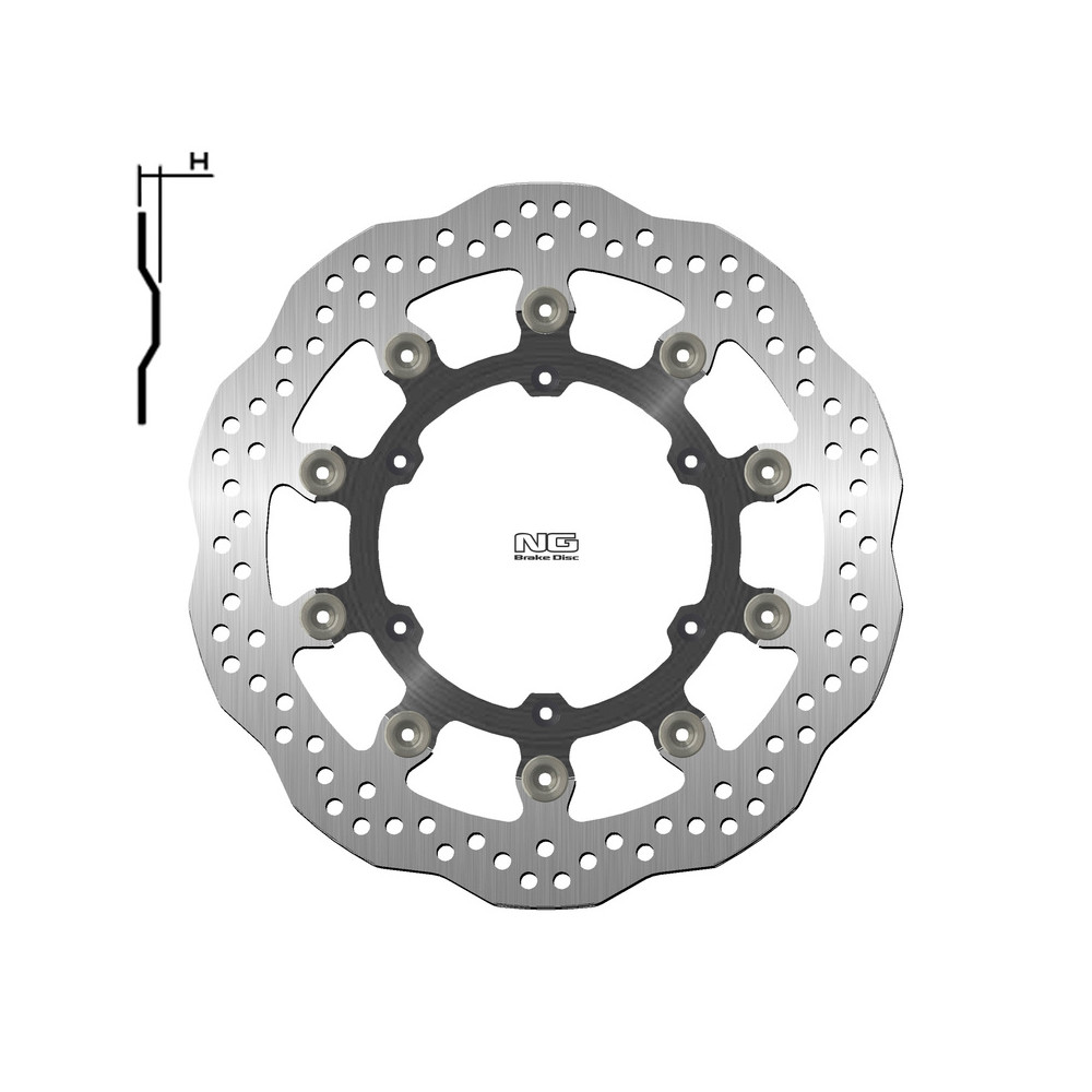Disque de frein NG BRAKES pétale flottant