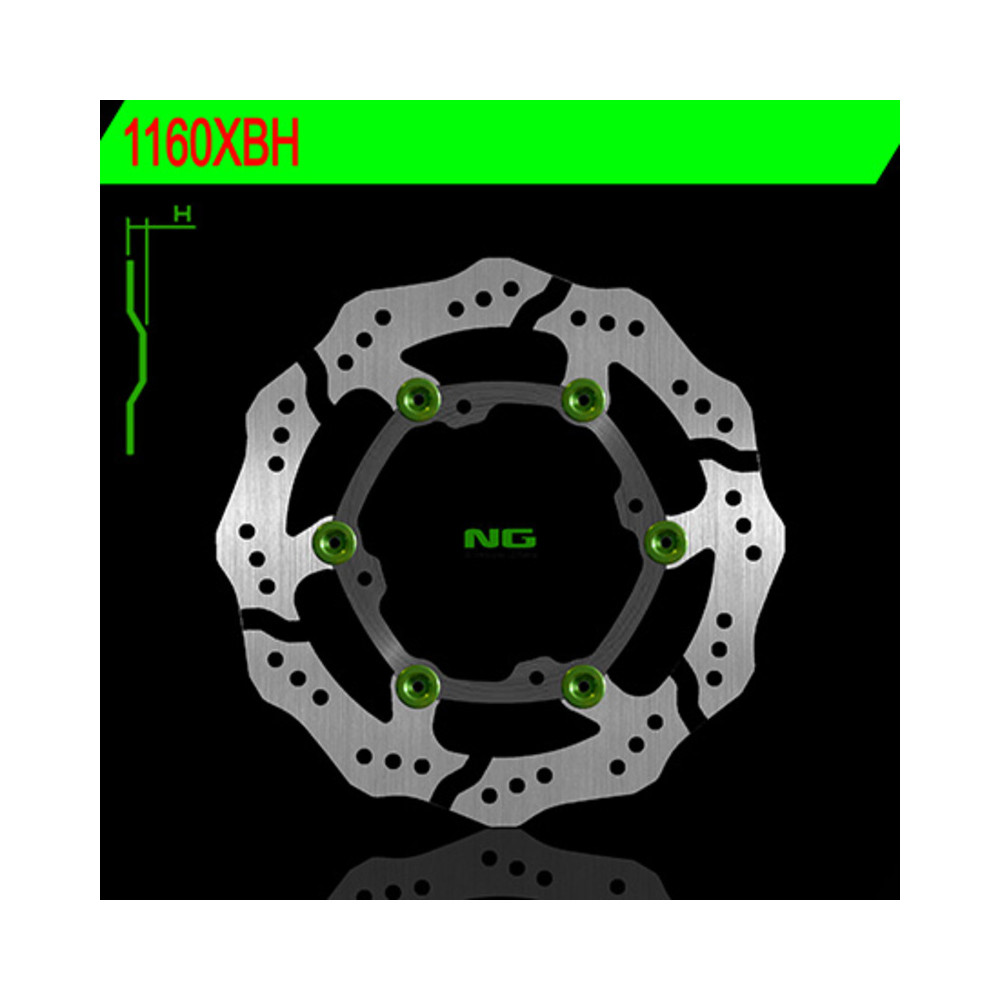 Disque de frein NG BRAKES pétale flottant