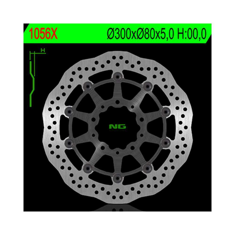 Disque de frein NG BRAKES pétale flottant