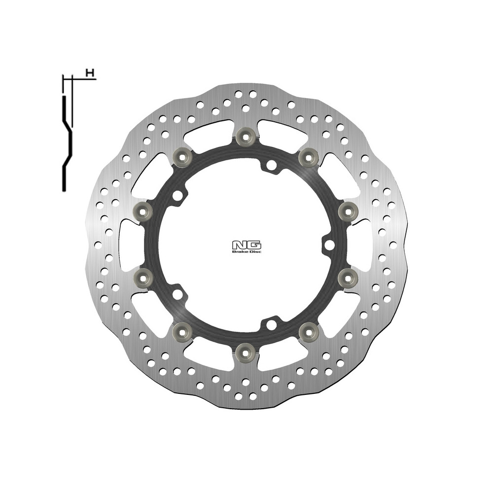 Disque de frein NG BRAKES pétale flottant