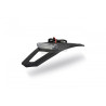 Extension de garde-boue AR avec feu LED Polisport noir