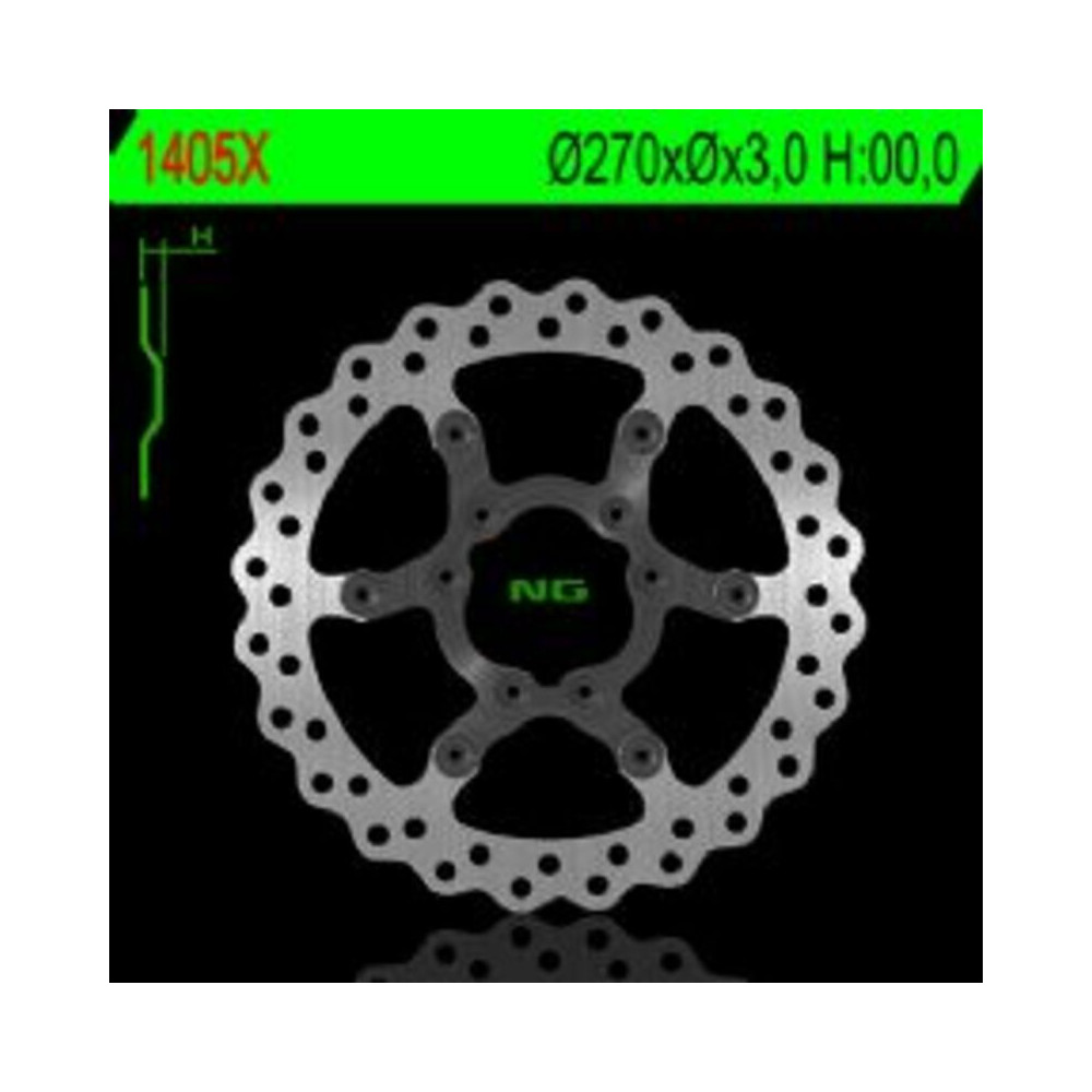Disque de frein NG BRAKES pétale flottant