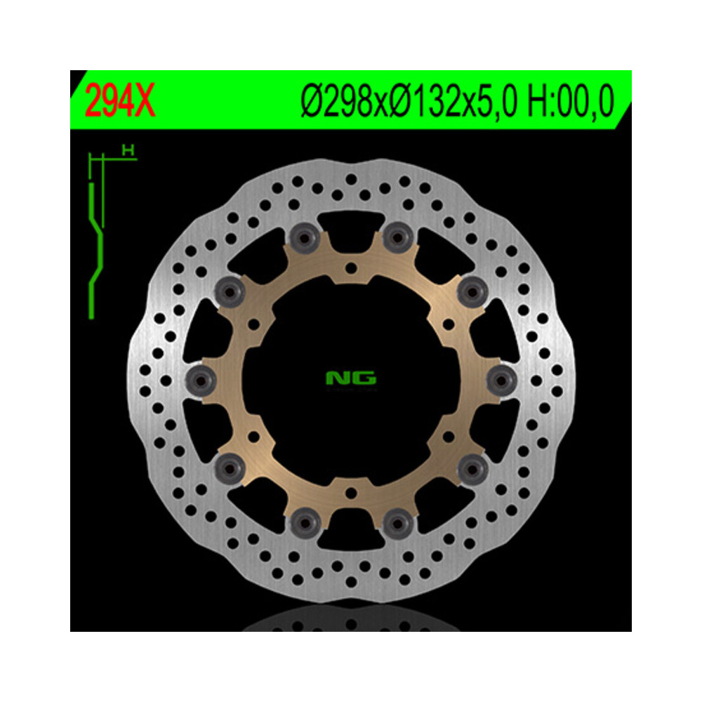 Disque de frein NG BRAKES pétale flottant