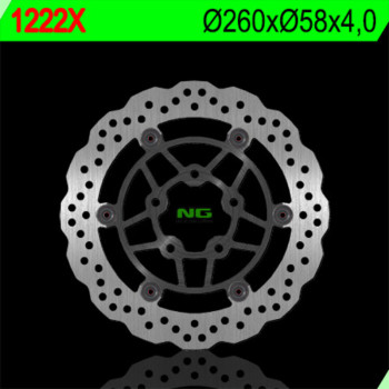 Disque de frein NG BRAKES pétale flottant