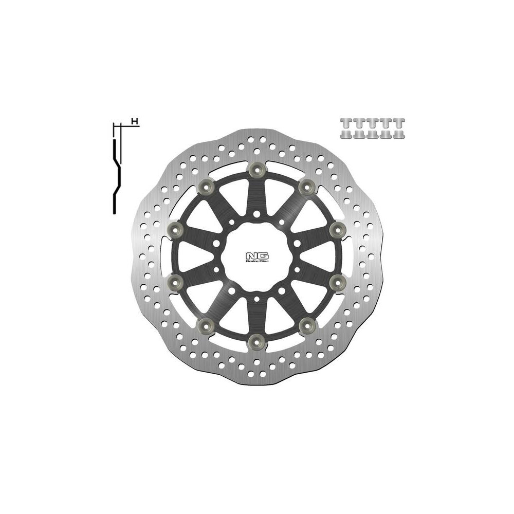 Disque de frein NG BRAKES pétale flottant