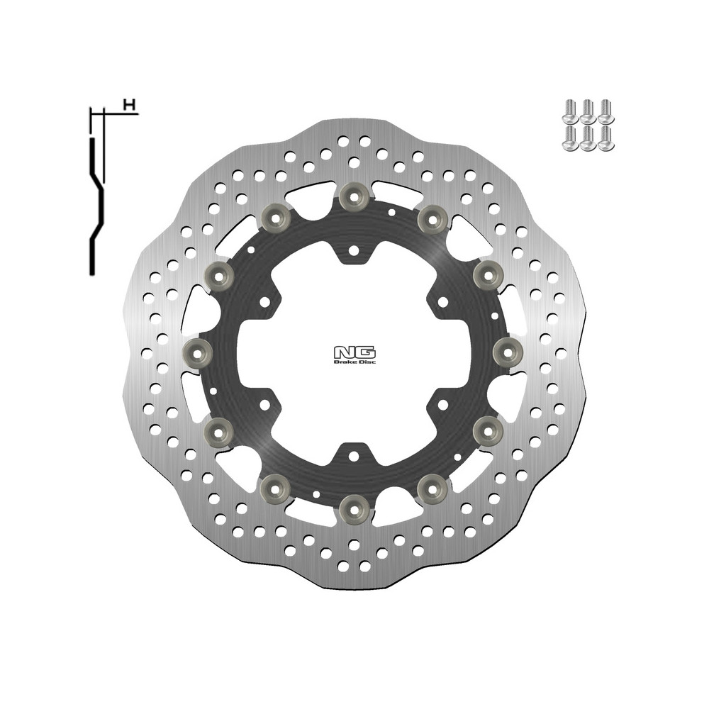Disque de frein NG BRAKES pétale flottant
