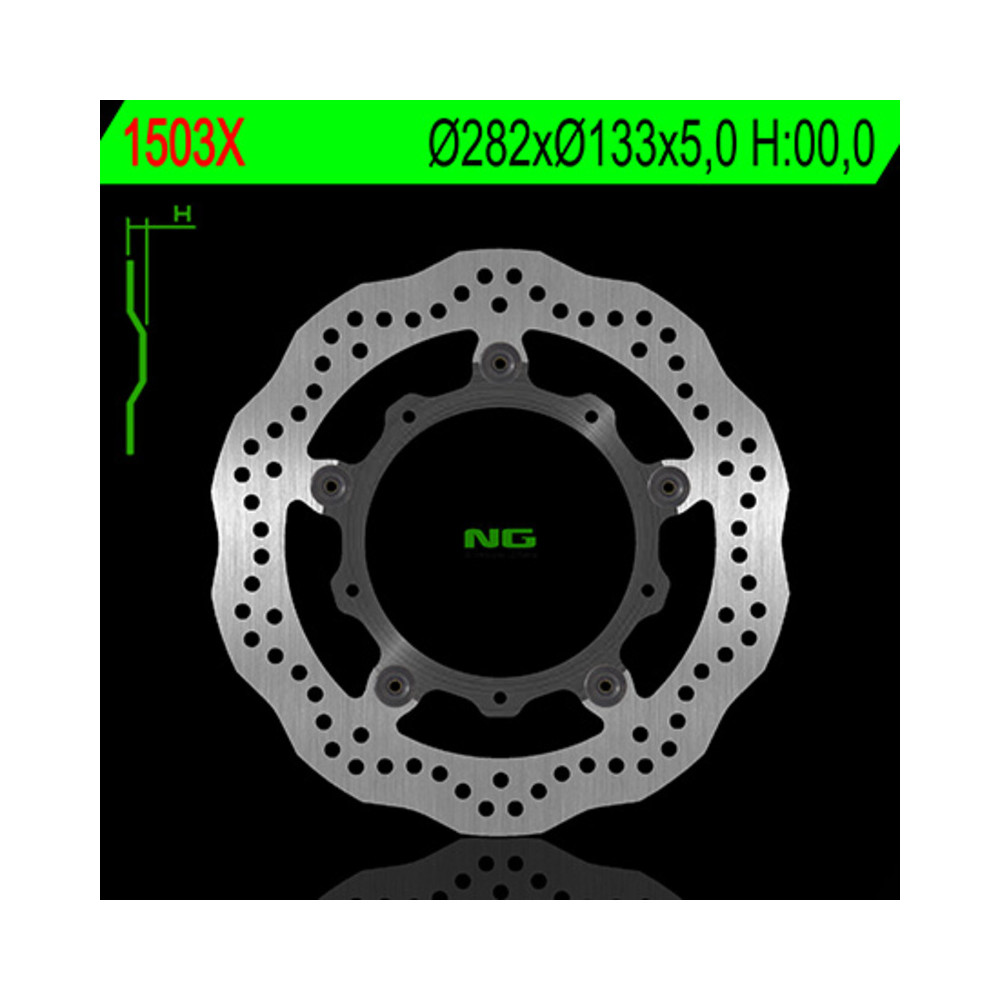 Disque de frein NG BRAKES pétale flottant