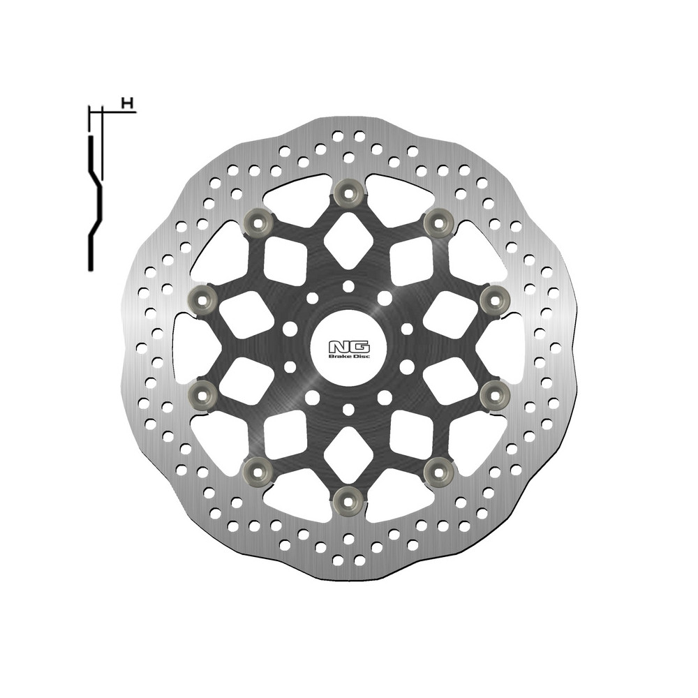 Disque de frein NG BRAKES pétale flottant