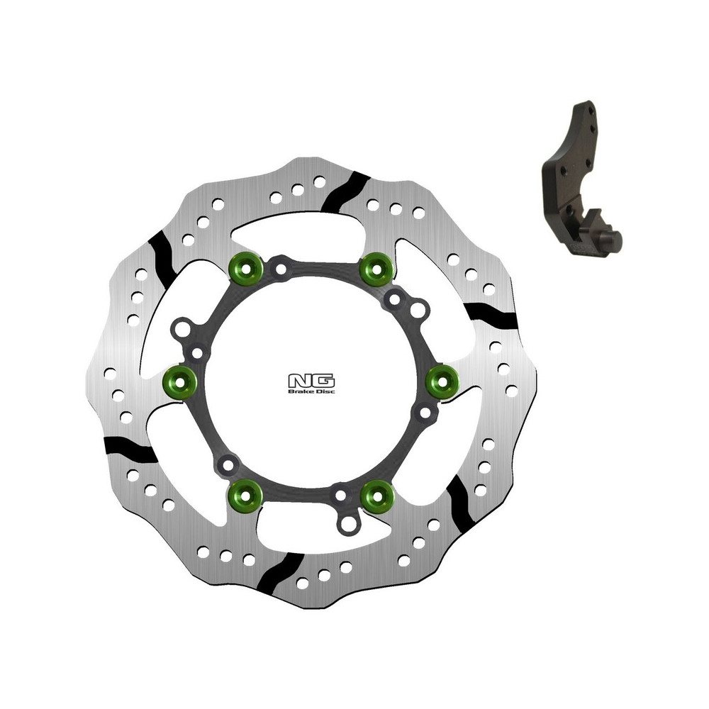 Kit disque de frein Oversize NG BRAKES pétale flottant