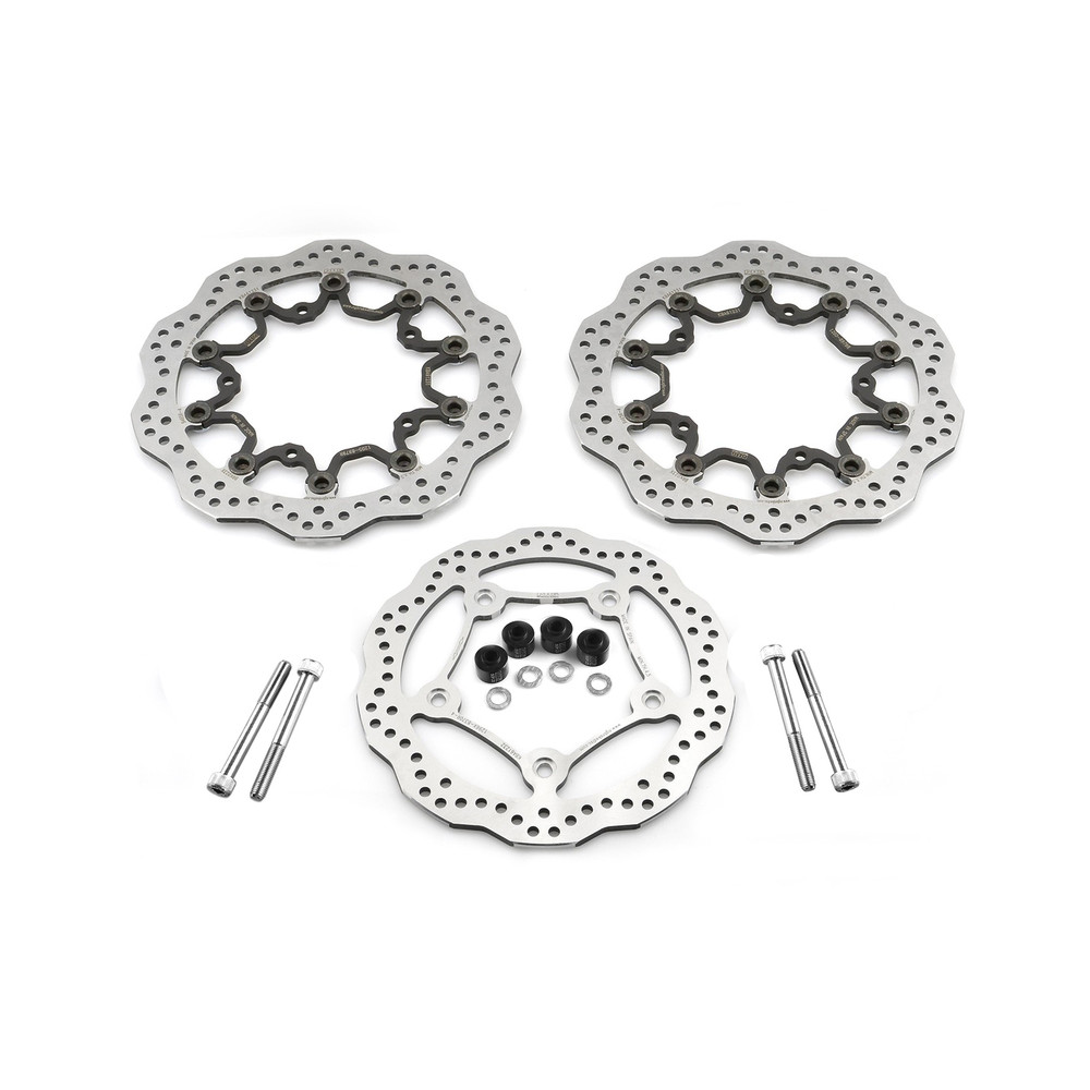 Kit disque de frein Oversize NG BRAKES rond flottant - T-Max 530/560 Radial
