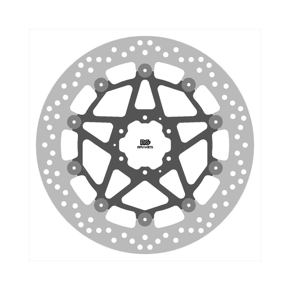 Disque de frein NG BRAKES rond flottant