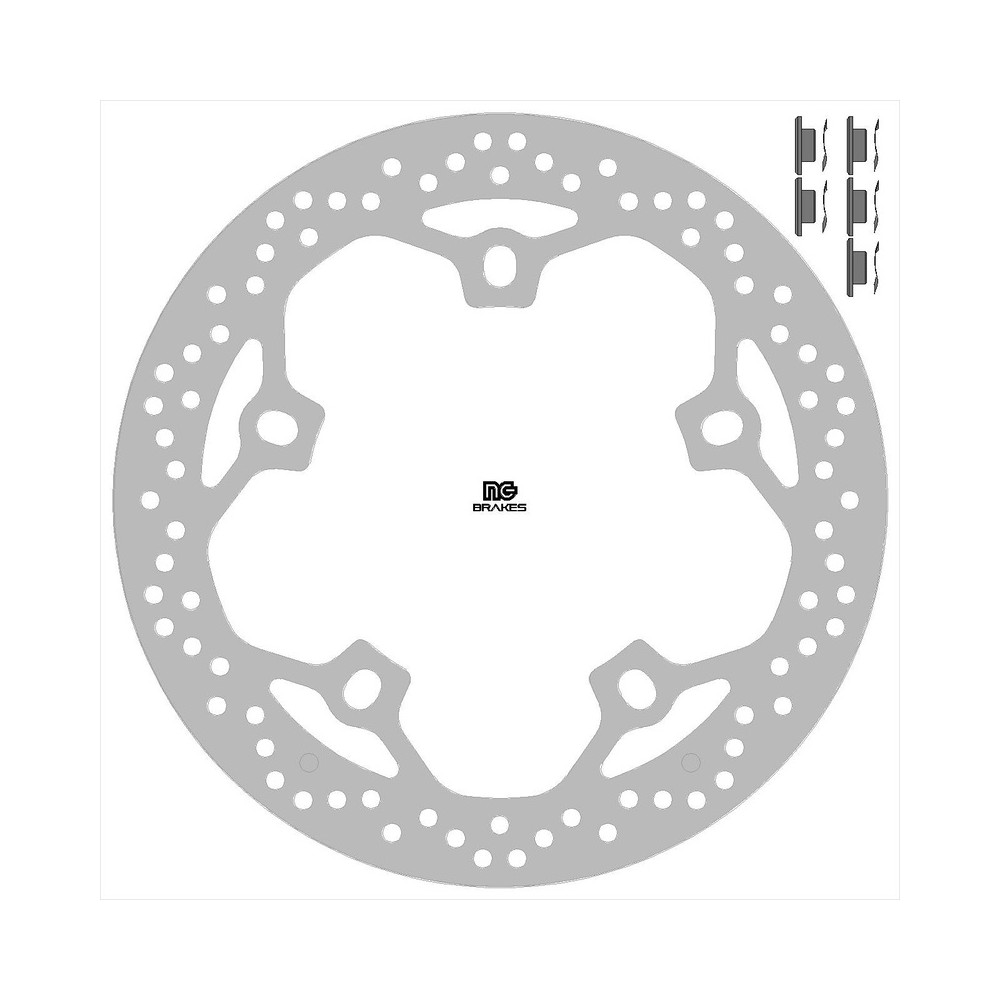 Disque de frein NG BRAKES rond flottant