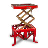 Lève-moto hydraulique VECTOR rouge (roues non incluses)