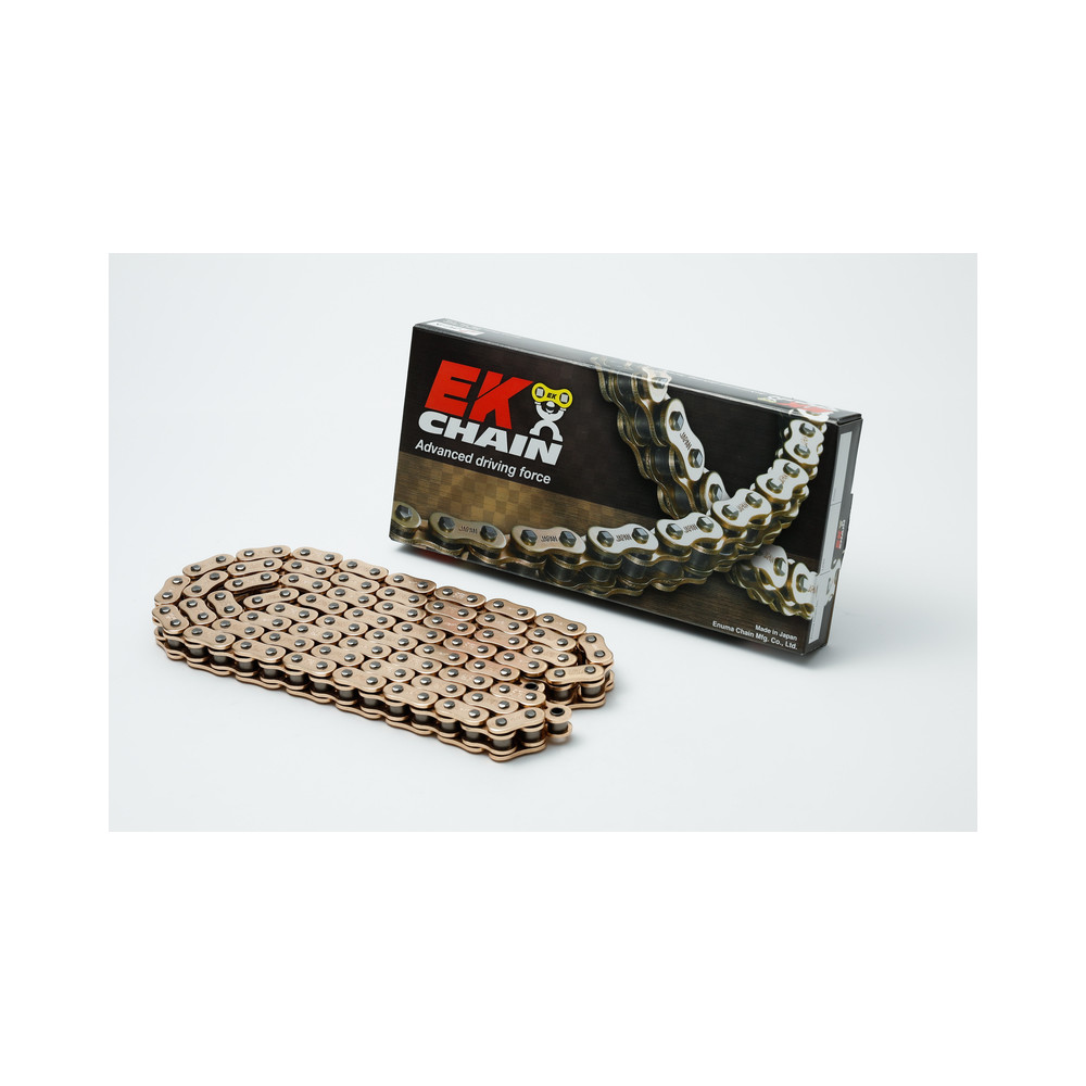 Chaine de transmission EK CHAIN 520 ZVX3 - Joints Nx-Ring - attache à riveter