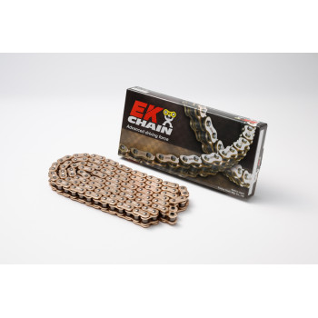 Chaine de transmission EK CHAIN 525 ZVX3 - Joints Nx-Ring - attache à riveter
