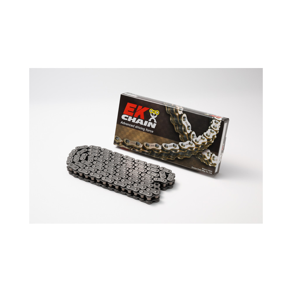 Chaine de transmission EK CHAIN 525 ZVX3 - Joints Nx-Ring - attache à riveter