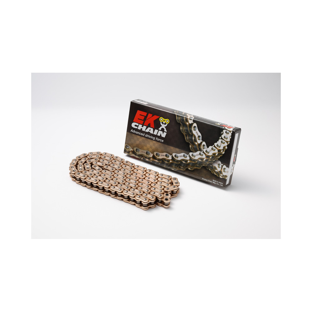 Chaine de transmission EK CHAIN 525 ZVX3 - Joints Nx-Ring - attache à riveter