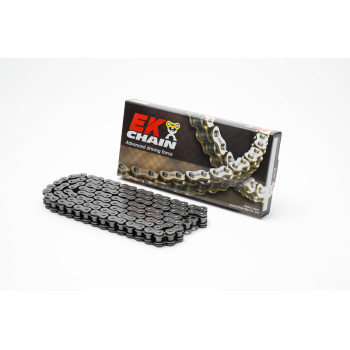 Chaine de transmission EK CHAIN 525 SRX2 - Joints Qx-Ring - attache à riveter
