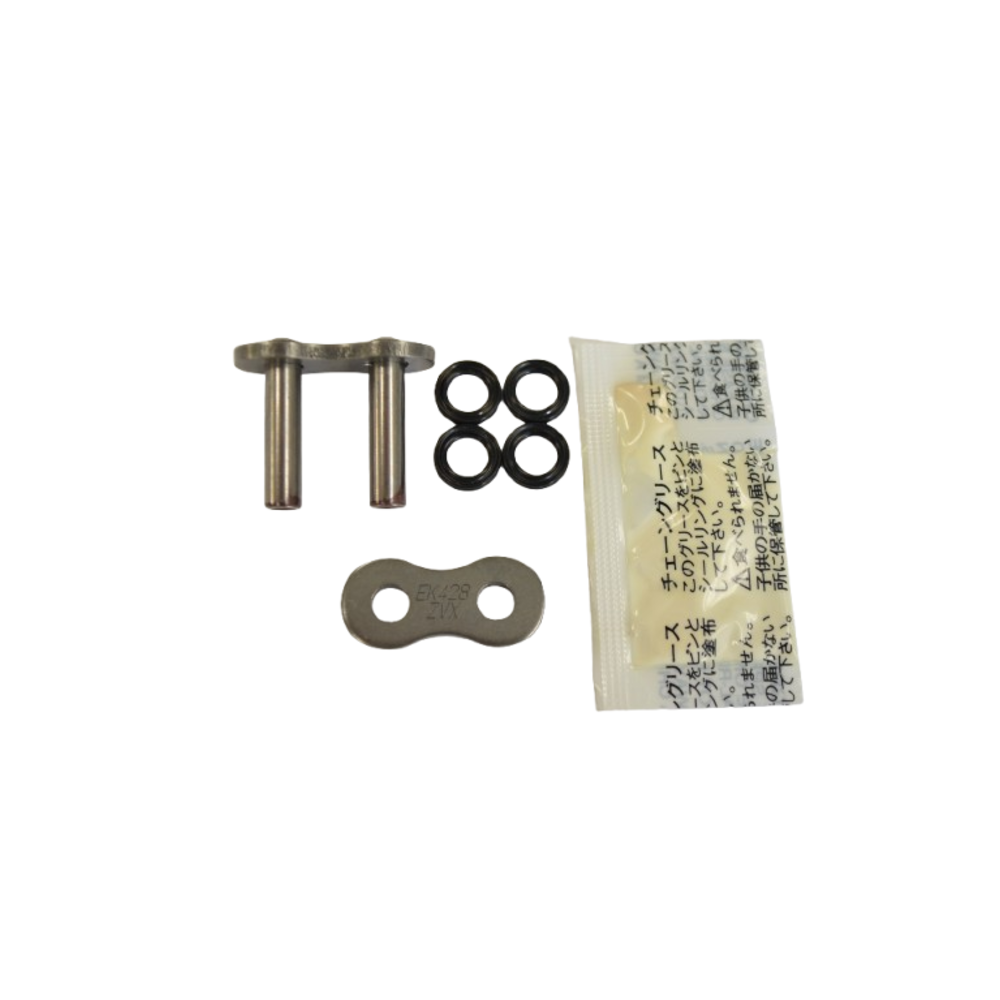 Attache de chaine EK CHAIN 428 ZVX - Joints Qx-Ring - attache à riveter