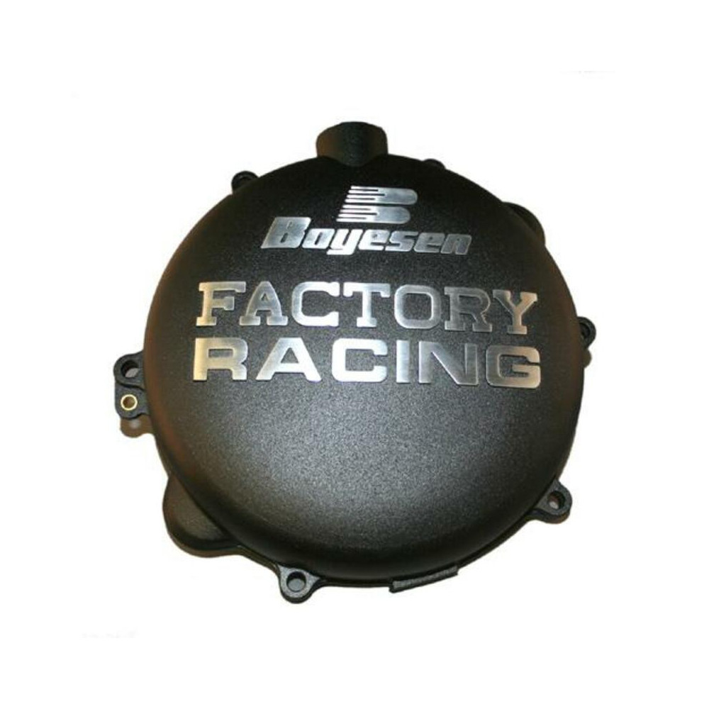 Couvercle de carter d'embrayage BOYESEN Factory Racing noir KTM EXC 250/300